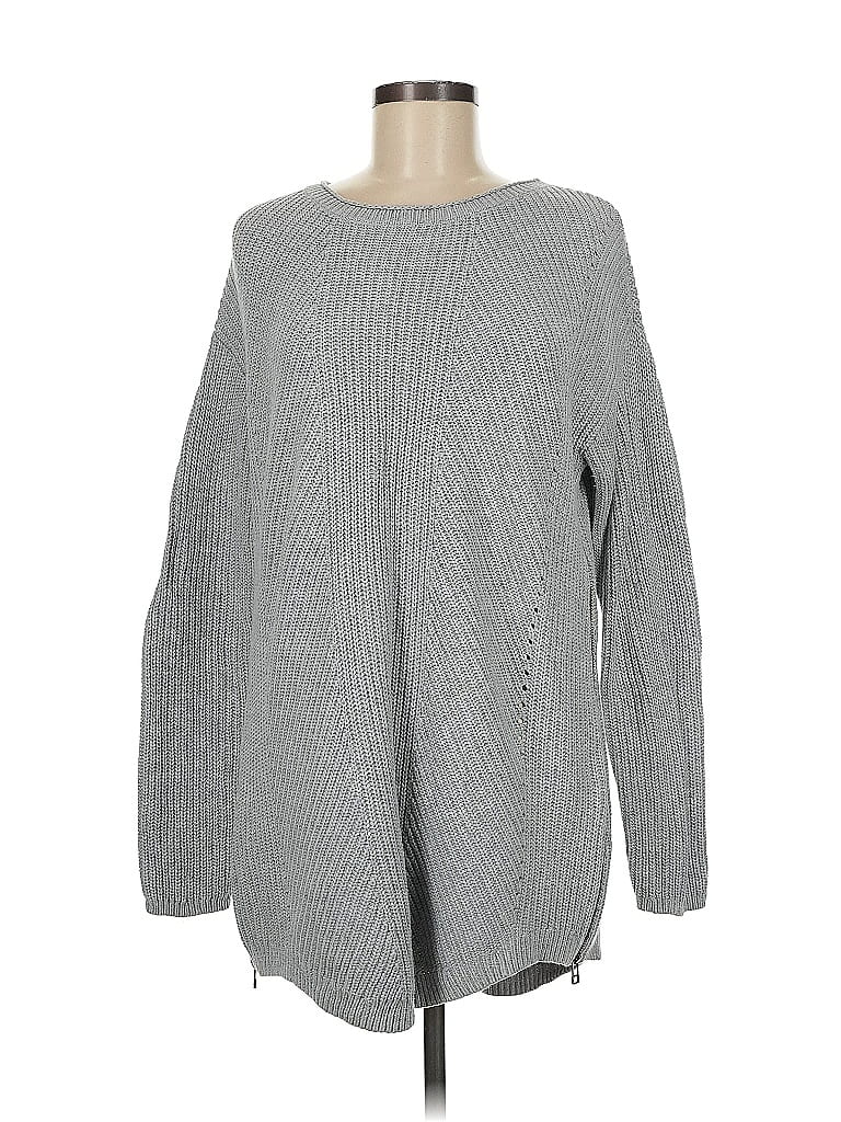 Pre-owned Caslon Pullover Sweater In Gray
