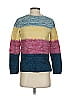 Barbour Color Block Blue Wool Pullover Sweater Size 4 - photo 1