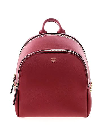 MCM Mini Duchess Polke Studs Leather Backpack (view 1)