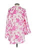 9 Seed 100% Cotton Tie-dye Pink 3/4 Sleeve Blouse Size S - photo 2