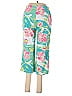 August Silk Tropical Green Casual Pants Size M - photo 2