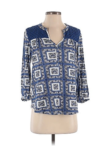 Porridge 3/4 Sleeve Blouse (view 1)