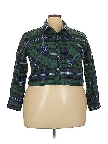 Ci Sono 3/4 Sleeve Button-Down Shirt (view 1)