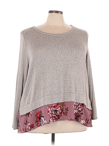 Sharagano Long Sleeve Top (view 1)