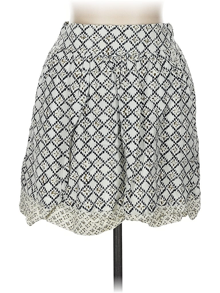 Pre-owned Ann Taylor Loft Casual Skirt In Silver