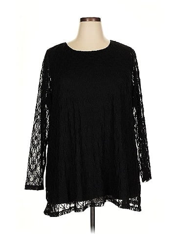 Joan Rivers Long Sleeve Blouse (view 1)