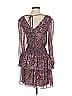 1.State 100% Polyester Paisley Burgundy Cocktail Dress Size XXS - photo 2