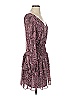 1.State 100% Polyester Paisley Burgundy Cocktail Dress Size XXS - photo 4