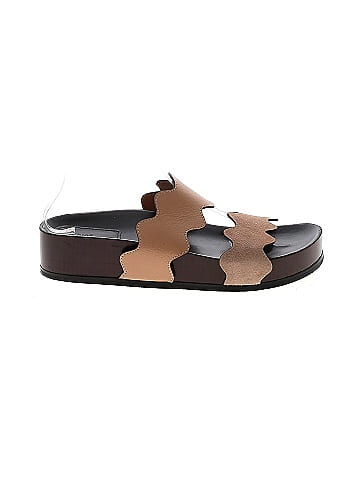 Chloé Leather Carraia Slide Sandals (view 1)