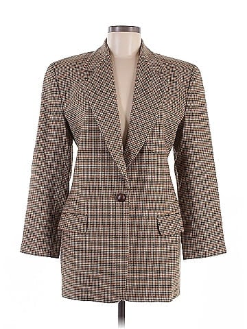 Linda Allard Ellen Tracy Wool Blazer (view 1)