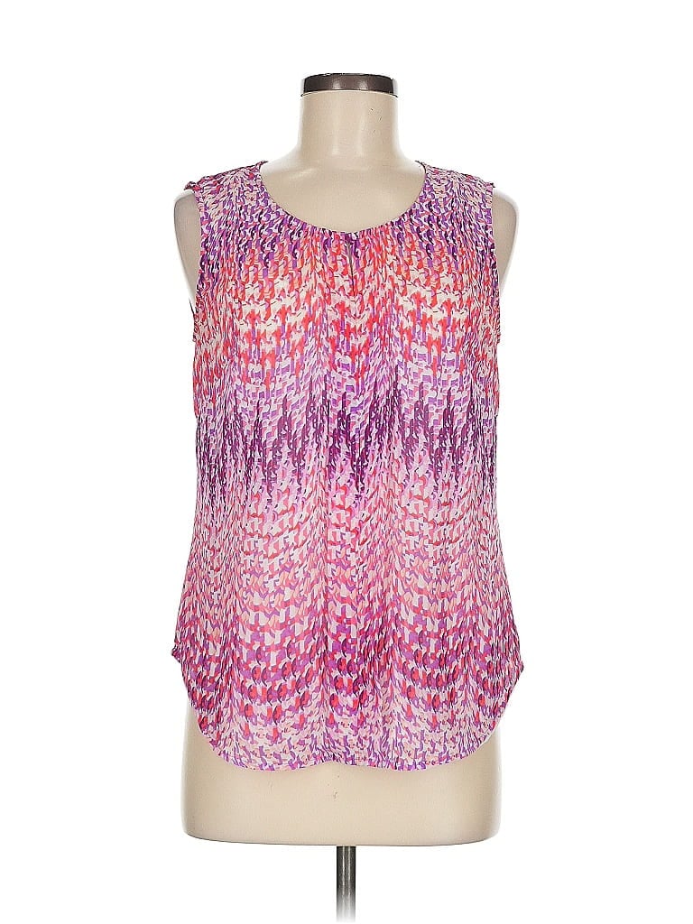 Pre-owned Laundry By Shelli Segal Sleeveless Blouse In Purple