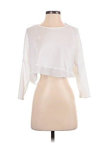Zara W&B Collection 3/4 Sleeve Top (view 1)