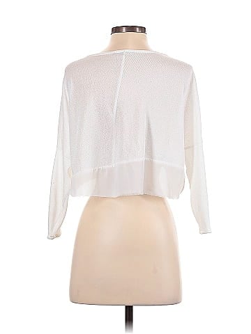 Zara W&B Collection 3/4 Sleeve Top (view 2)
