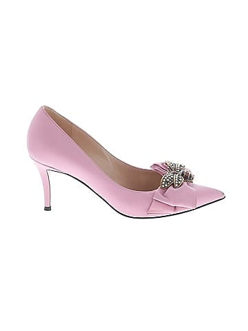 Gucci Queen Margaret Embellished Leather Pumps (view 1)