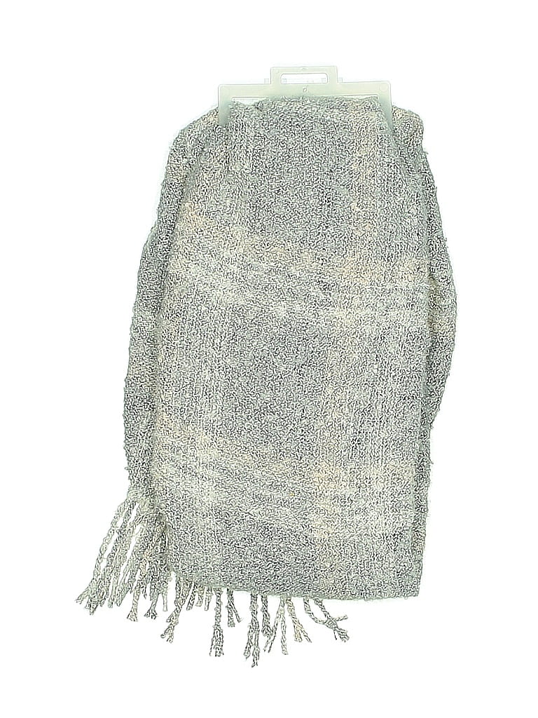 Pre-owned Assorted Brands Scarf In Gray