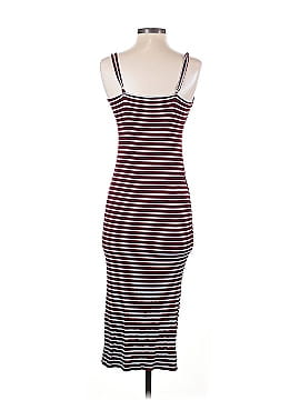 Unbranded Stripes Burgundy Casual Dress Size 7
