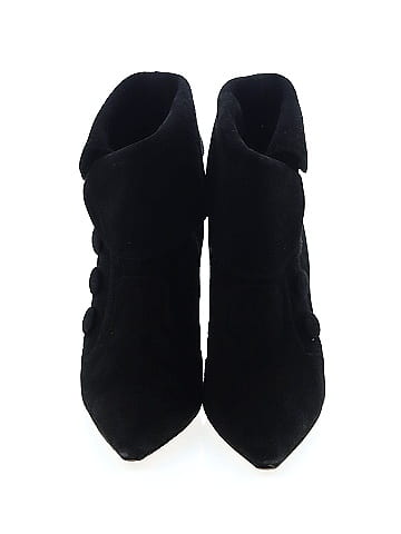 Manolo Blahnik Suede Ankle Boots (view 2)