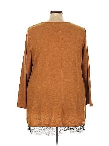 LOGO by Lori Goldstein 3/4 Sleeve Top (view 2)