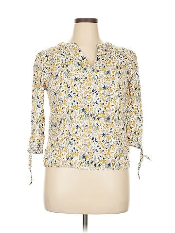 Cynthia Rowley 3/4 Sleeve Blouse (view 1)