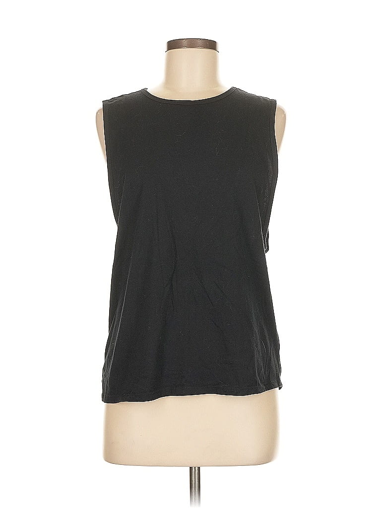 Pre-owned Fabletics Sleeveless T-shirt In Black