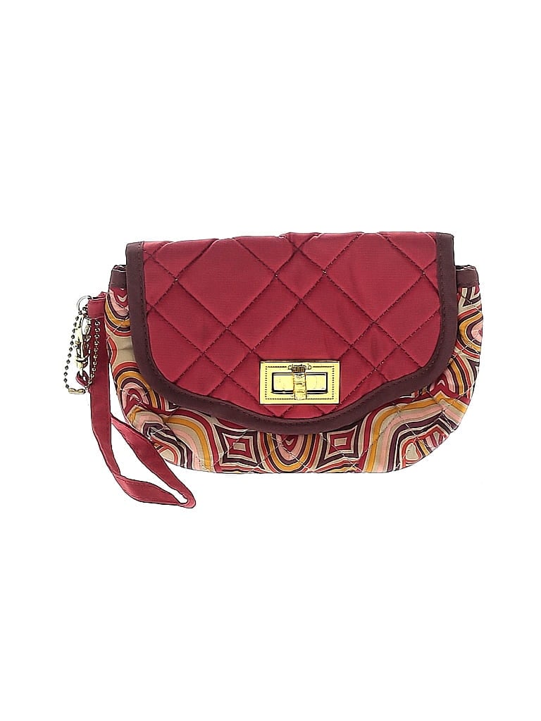 Cinda B Graphic Burgundy Red Wristlet One size - photo 1