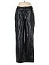 showpo Black Faux Leather Pants Size 8 - photo 1