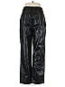 showpo Black Faux Leather Pants Size 8 - photo 2