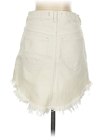 We the Free Denim Skirt (view 2)