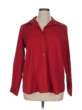 Foxcroft 3/4 Sleeve Button Down Shirt