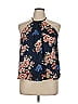 J for Justify Blue Sleeveless Blouse Size XL - photo 1