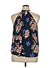 J for Justify Blue Sleeveless Blouse Size XL - photo 2