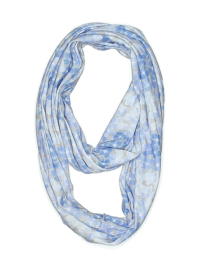 Pre-owned Assorted Brands Scarf In Blue