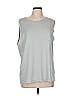 Assorted Brands Silver Sleeveless Top Size M - photo 1