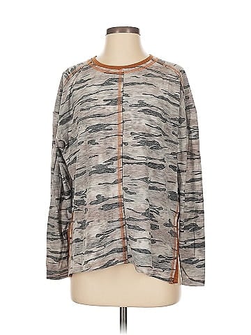 Hem & Thread Long Sleeve Top (view 1)