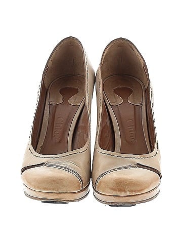 Chloé Vintage Leather Pumps  (view 2)