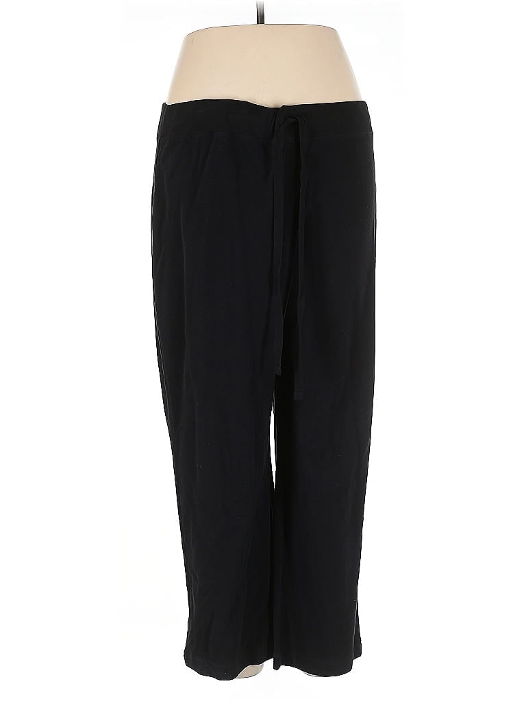 Pre-owned Eileen Fisher Casual Pants In Black