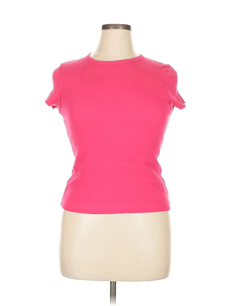 Pre-owned M&s Sleeveless T-shirt In Pink