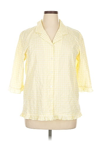 D&Co. 3/4 Sleeve Button-Down Shirt (view 1)