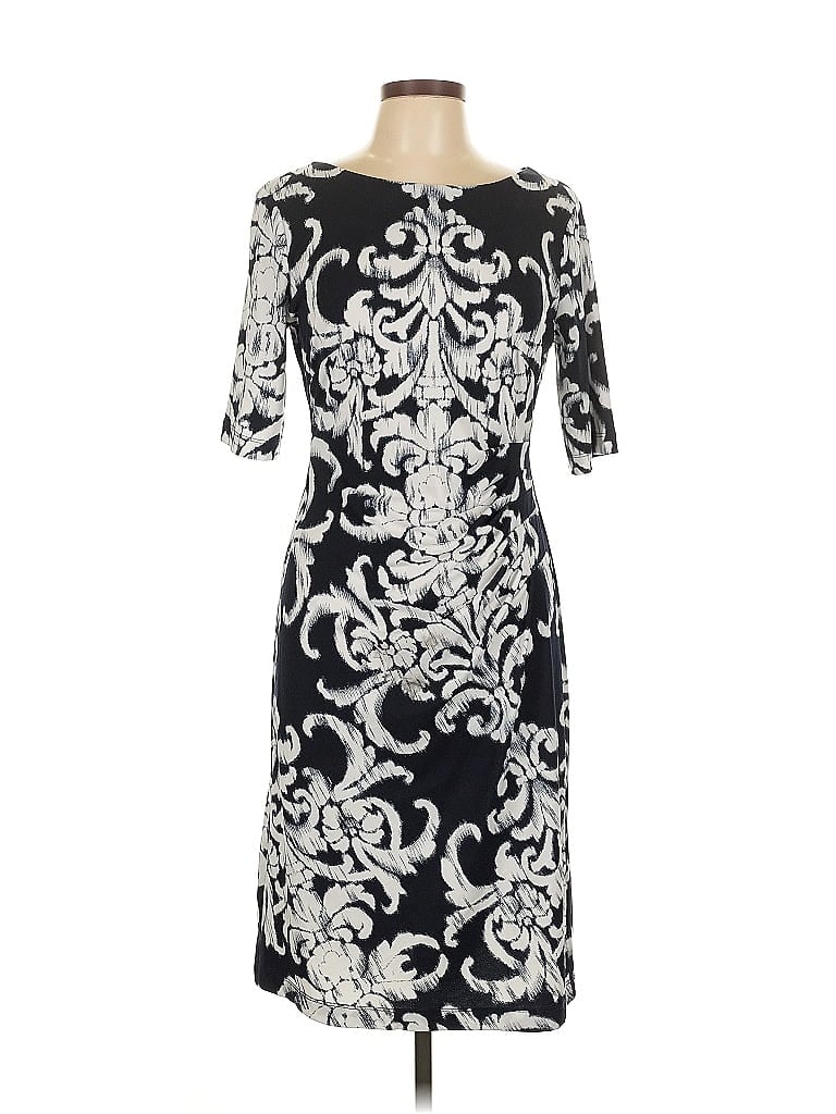 Pre-owned Connected Apparel Cocktail Dress In Black
