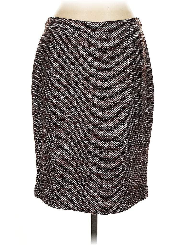 Pre-owned Ann Taylor Casual Skirt In Brown