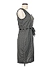 Maurices Chevron-herringbone Gray Casual Dress Size 7 - 8 - photo 4