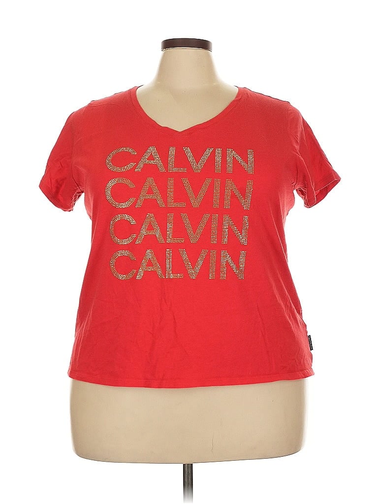Pre-owned Calvin Klein Jeans Est.1978 Calvin Klein Jeans Short Sleeve T-shirt In Red