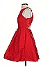 ML Monique Lhuillier 100% Polyester Hearts Red Cocktail Dress Size 2 - photo 5