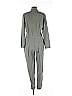 Young Fabulous & Broke 100% Tencel Metallic Gray Green Jumpsuit Size M - photo 2