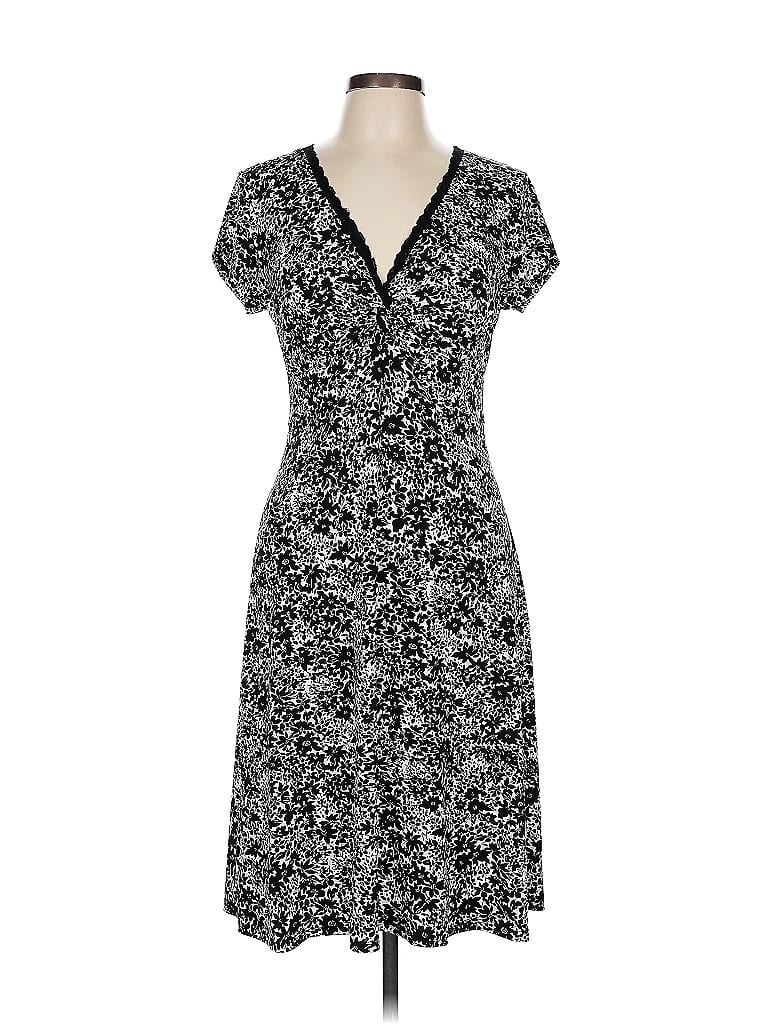 Pre-owned Connected Apparel Casual Dress In Black