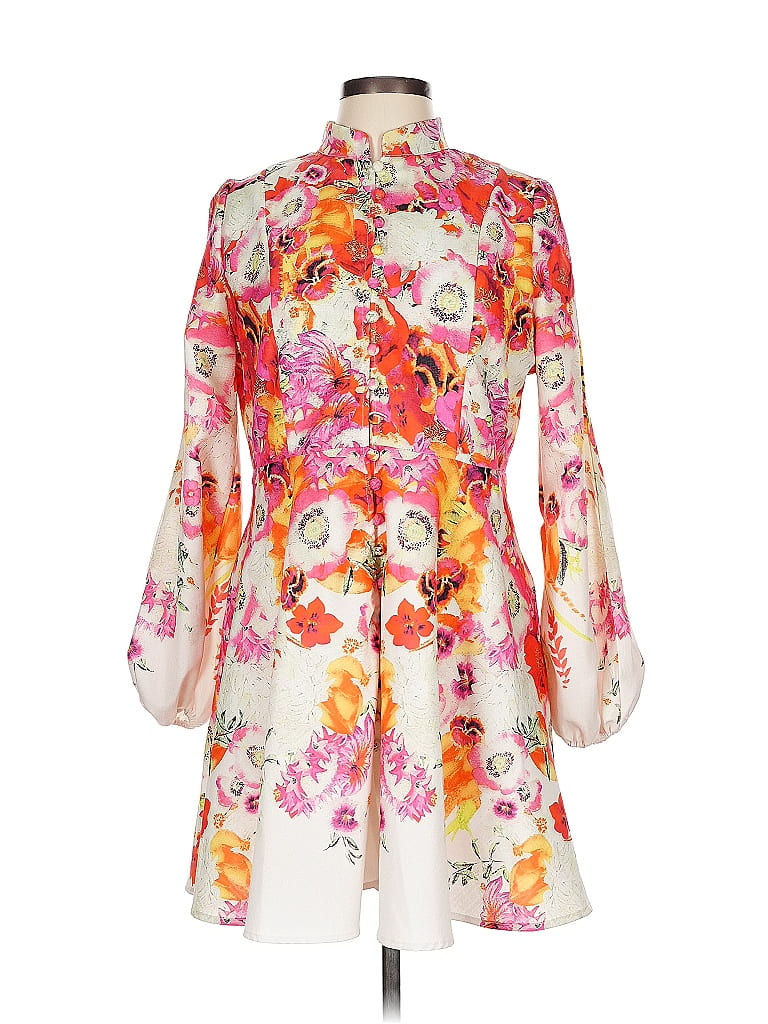 Dalia Macphee Ivory Casual Dress Size L 70 off ThredUp