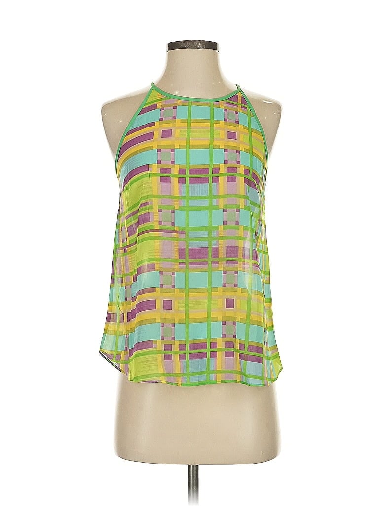 Pre-owned W118 By Walter Baker Sleeveless Blouse In Green