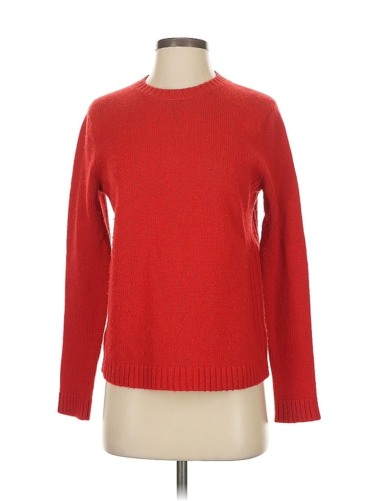 Pre-owned Vineyard Vines Wool Pullover Sweater In Red