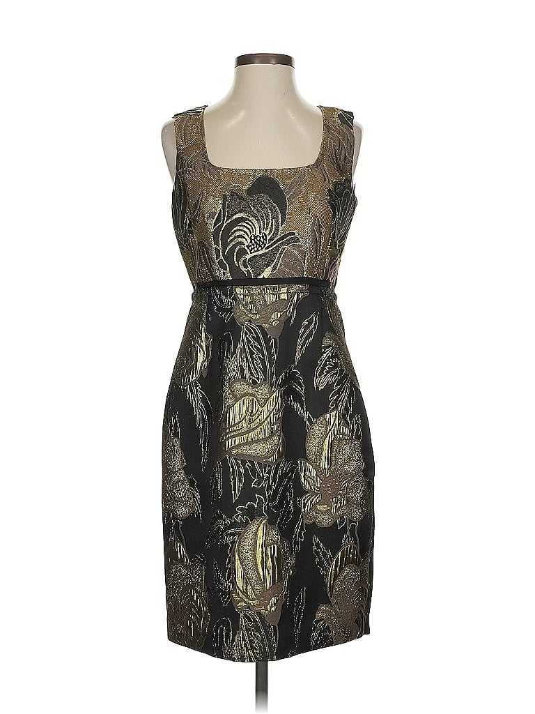 Pre-owned Elie Tahari Cocktail Dress In Gold