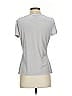 White House Black Market Metallic Silver Active T-Shirt Size S - photo 2
